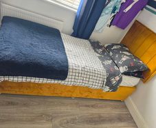 Plush Mustard Velvet Single Bed (3ft)