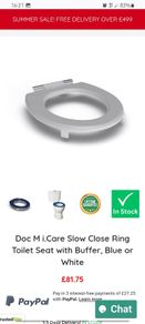 toilet seat I Care disability car seat