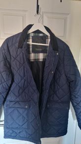 Ridge & Co. Diamond Quilted Jacket  Navy  Size XXL