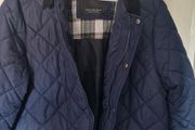 Ridge &amp; Co. Diamond Quilted Jacket  Navy  Size XXL