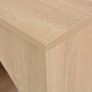 Bar Table with Cabinet Oak 115x59x200 cm Image 3