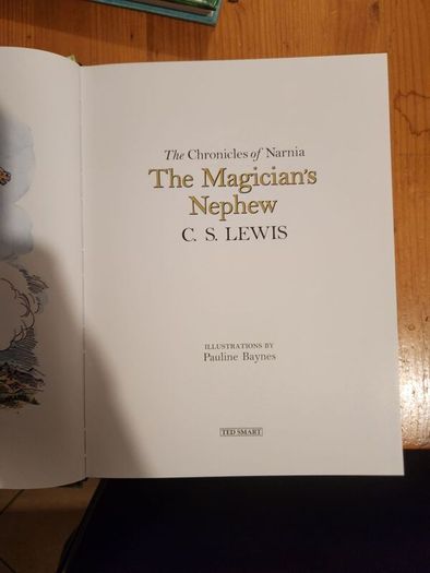 The Chronicals Of Narnia Compilation.  2 Books In Presentation Folder. Large Volume Hardback In Very Good Condition.