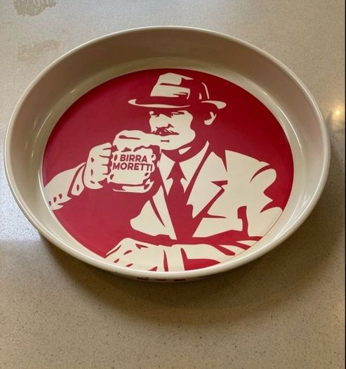 Moretti Beer Metal Tray