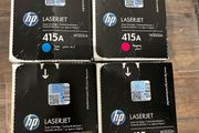 set of 4 HP 415A Colour Toners