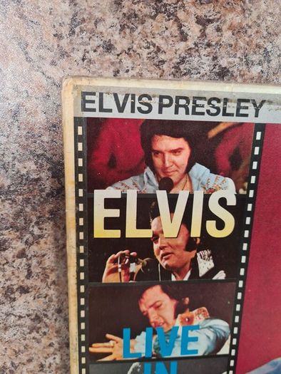Elvis Presley Live In Action Vinyl Record Lp Holland  Nugget