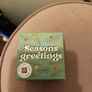 Luxury boxed Christmas Scented Candle & Card Image 2