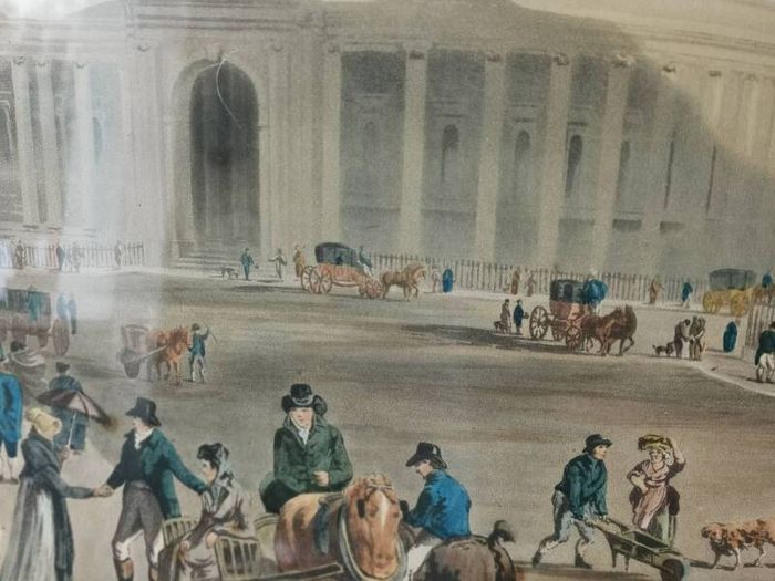 Antique Hand Coloured Engraving 1800's