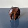 Hand carved wooden elephant Image 5