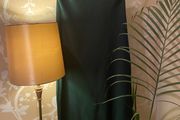 Designer Calvin Klein Green one shoulder dress