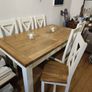 Dining table with six chairs Image 3
