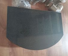 new granite fireplace/stove heart