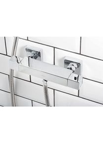 Shower valve, rail & handset complete set
