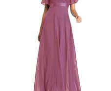 Brand New Women's Chiffon A-Line Evening Bridesmaid Dress