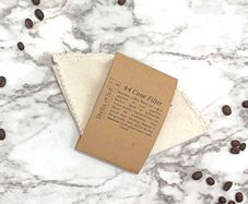 Stella & Sol - #4 Reusable Cotton Coffee Filters - 2 Pack