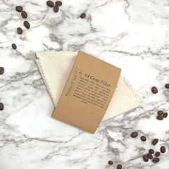 Stella & Sol - #4 Reusable Cotton Coffee Filters - 2 Pack