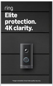Ring Video Doorbell Elite - newest gen 2026