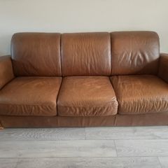Fine Italian leather couch  and optional loveseat