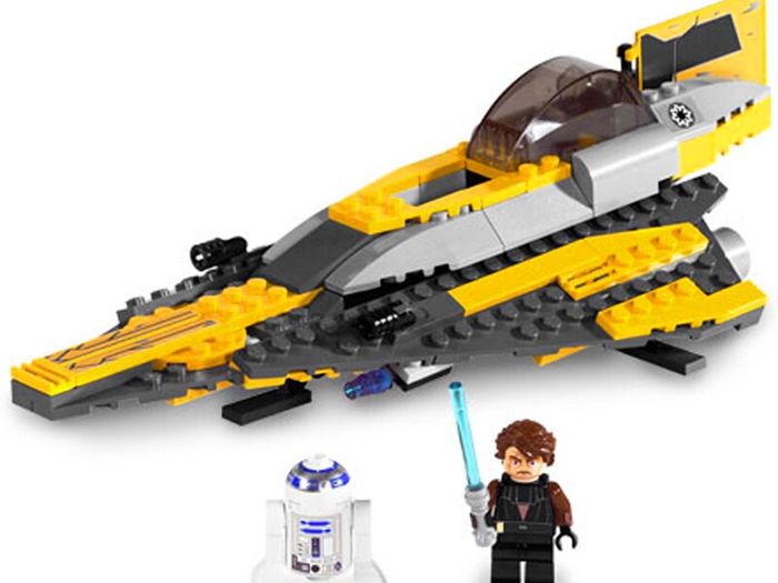 Lego Star Wars 7669: Anakin's Jedi Starfighter (2008) 100% Complete (NO BOX)