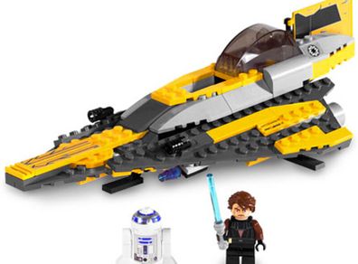Lego Star Wars 7669: Anakin's Jedi Starfighter (2008) 100% Complete (NO BOX)