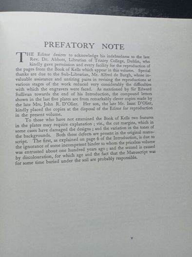 FREE POST : Book of Kells - Sir Edward Sullivan