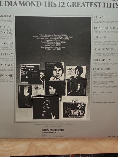 Neil Diamond LP - 13 Greatest Hits