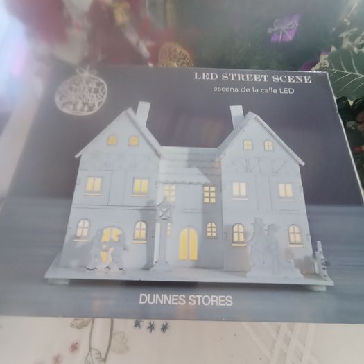 Christmas light up house