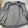 Toast Wool Cotton Coat Size 16 Blue Grey Marl Long Jacket Utility Pockets -Snaps Image 10