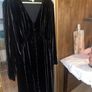 Black Velvet Dress Image 3