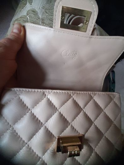 Cluty Quilted Leather Belt Bag & Clutch  Italy