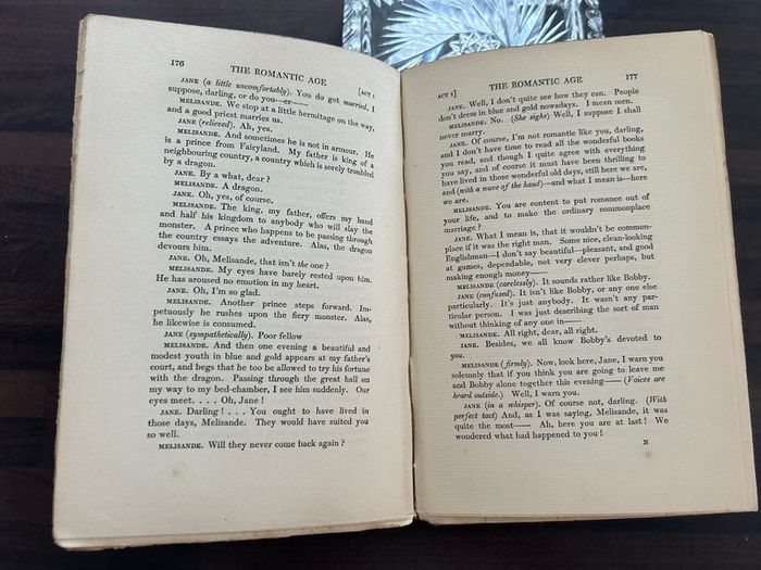 A.A. Milne Second Plays Vintage Hardback Ex Library 1940s Isle of Wight Copy