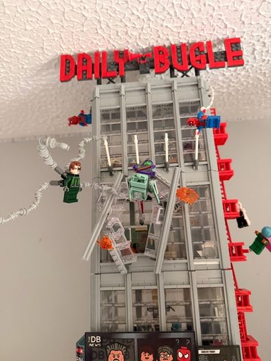 Daily Bugle modular building LEGO compatible brick set.