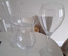 Glass table arrangements