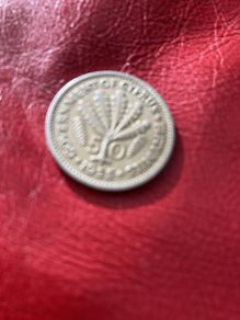 1955 Cyprus coin 50 Mils