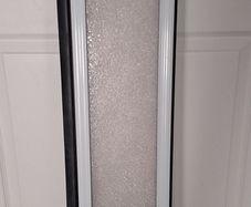 Panelled folding shower door