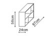 Camerich Freetown Sofa End Bookshelf Image 4