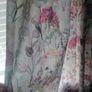Pencil pleat floral curtains Image 2