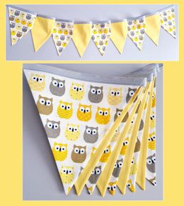 Adorable Owls Bunting