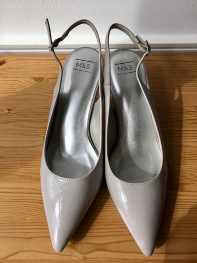 M&S heeled sandals, 5.5, new