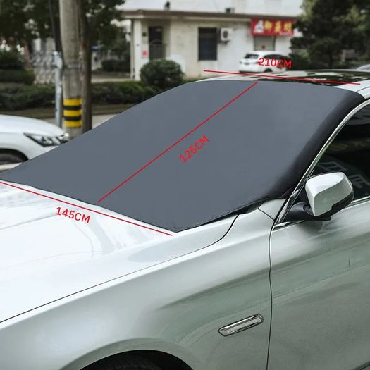 Snow Block Frost Block Anti Frost Sun Block Car Front Windshield Cover Half Car Cover Car Cover Protective Cover