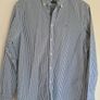 mens Tommy Hilfiger long sleeve check shirt Size Small navy blue white Image 2