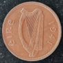 Ireland 1941 Half Penny coin Image 4