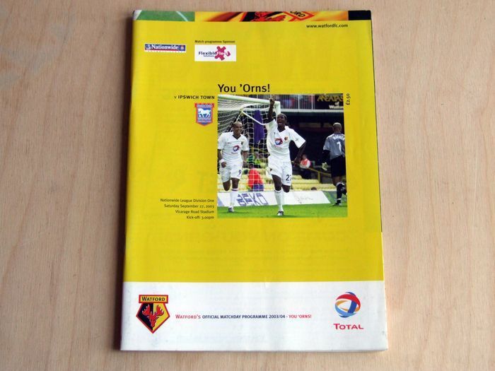 Watford Football Club programmes