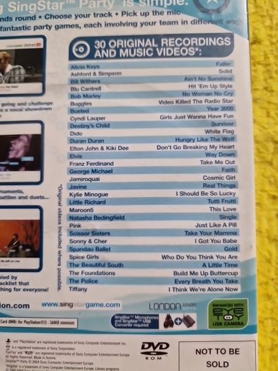 Singstar Party PlayStation2 Ps2 Games Original