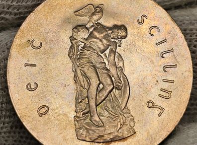 Ireland 1966 Silver Proof 10 Shillings in Original Holder