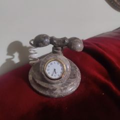marble telephone clock