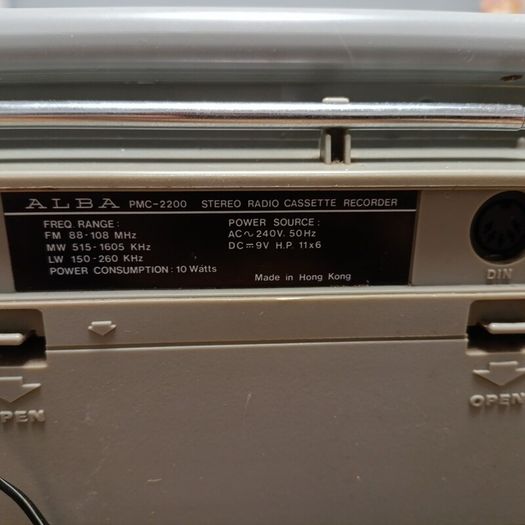 vintage boombox or Mini compo radio cassette recorder the 1980s
