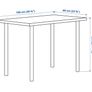 Ikea Linnmon / Adils Table / Desk White, 100x60 Cm Image 3