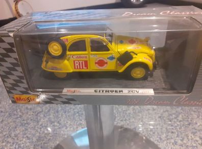 1/18 diecast  maisto citroen 2cv rally