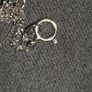 9ct White Gold and Blue Topaz Necklace Image 5