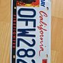 California License Plate Image 2